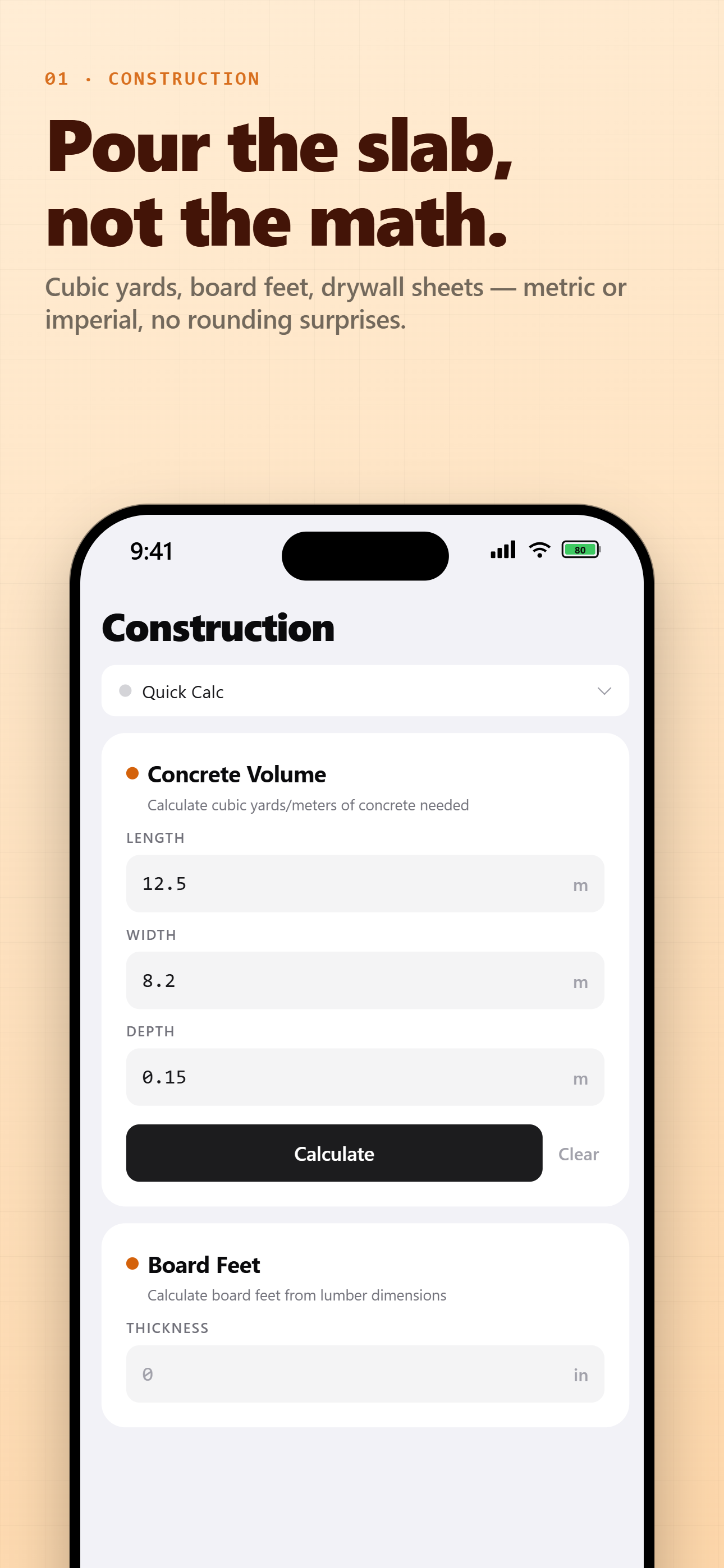 How to Calculate Concrete for Footings, Slabs, and Columns